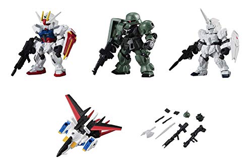 BANDAI Gundam MOBILE SUIT ENSEMBLE 10 Gashapon 5 set mini figure capsule toys_1