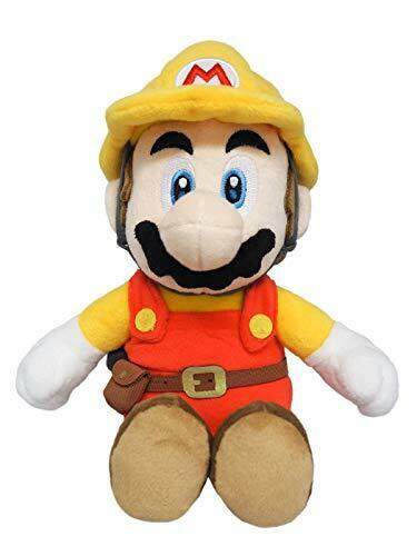 Super Mario Maker 2 Builder Mario Plush Doll Stuffed Toy Size S NEW from Japan_1