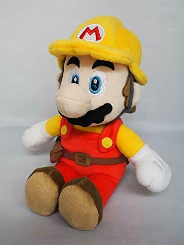 Super Mario Maker 2 Builder Mario Plush Doll Stuffed Toy Size S NEW from Japan_2