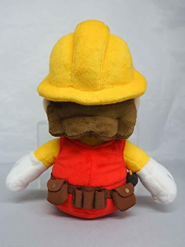 Super Mario Maker 2 Builder Mario Plush Doll Stuffed Toy Size S NEW from Japan_5