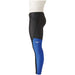 MIZUNO N2MB9579 Men's Swimsuit FG-II Long Spats Size 2XS Black x Blue Polyester_5
