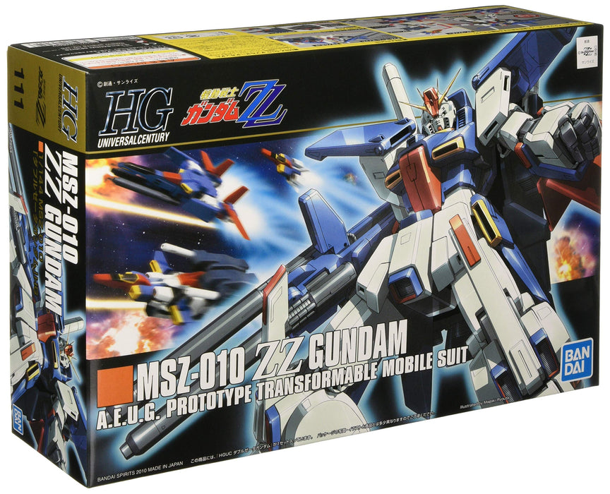 Bandai Spirits HGUC ZZ Gundam 1/144 MSZ-010 A.E.U.Z. Prototype Plastic Model kit_1