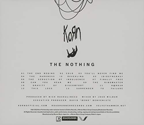 2019 KORN The Nothing Limited 1st Press Heavy Metal Jonathan Davis NEW_2
