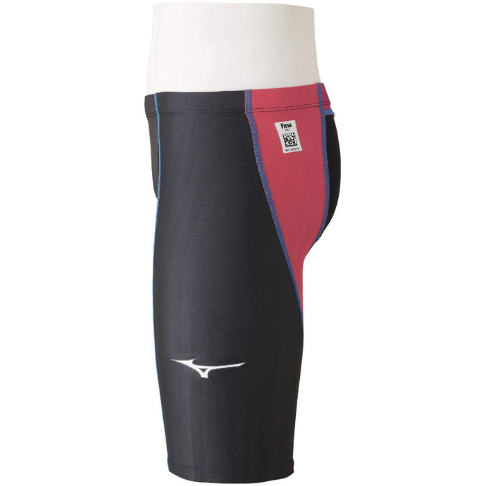MIZUNO Swimsuit Junior Boy's FX SONIC+ Half Spats ‎N2MB9430 Black/Rose 120 NEW_4