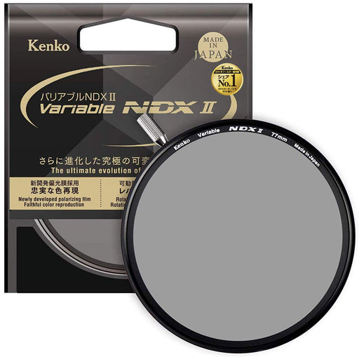 Kenko ND filter variable NDX II 77mm variable ND2.5-ND450 Newtral Gray 773048_1