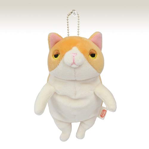Shinada Grobal Mochi Neko Cat Plush Doll Hachiware Orange Mini ‎MONE-0088HO NEW_1