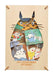 Ensky PT-WL12 My Neighbor Totoro Paper Wooden Craft Kit interior kit NEW_1