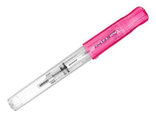 PILOT Fountain Pen Kakuno Limited Color Transparent Pink Medium Point Resin NEW_1