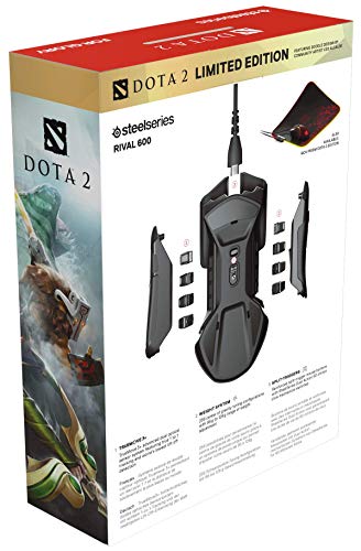 SteelSeries Rival 600 USB TrueMove 3 Gaming Mouse Dota2 community art design NEW_10