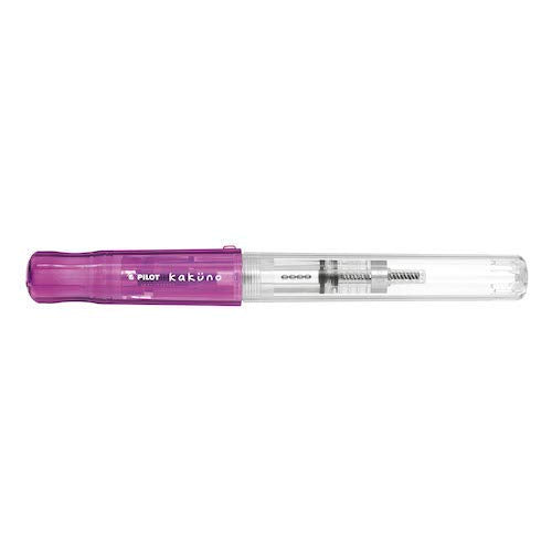 PILOT Fountain Pen Kakuno Limited Color Transparent Violet Extra Fine Point NEW_1