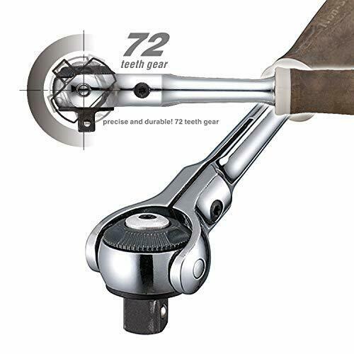 Ship Fitting Tools Ratchets VESSEL swivel Ratchet handle Insertion angle 1/4 inch 6.35mm Tool NEW ...
