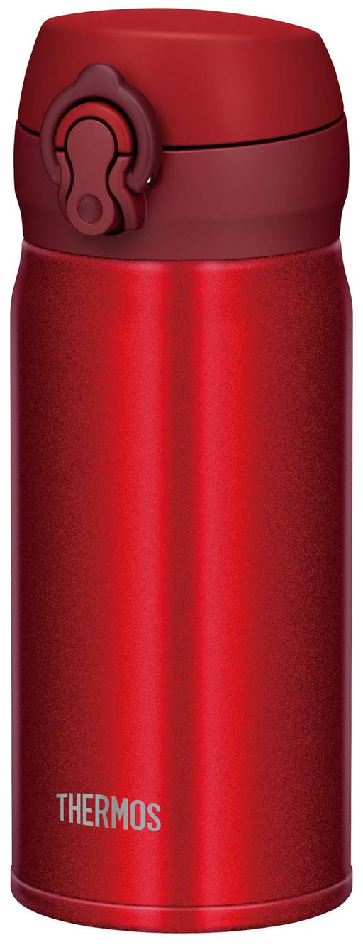 THERMOS Vacuum Insulated Mobile Mug One Touch Open Metallic Red 350ml JNL-354MTR_1