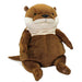 Mochi otter stuffed animal Brown L Size 30x22x22cm Shinada Global NEW from Japan_1