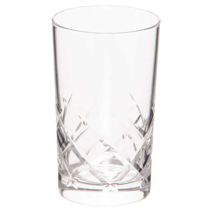 Toyo Sasaki Glass Tumbler Clear 260ml Cresta 8 Made in Japan B-30108-C624-JAN-P_1