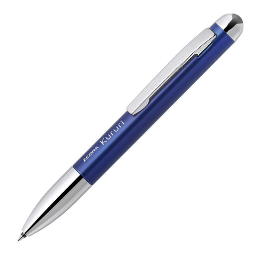 zebra Compact Gel Ballpoint Pen Kururi JJS106 Matte Navy Black Ink Round Form_1