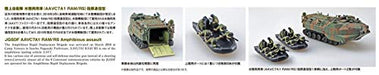 Aoshima 1/72 JGSDF Assault Amphibious Vehicle AAVC7A1 RAM/RS Kit NEW from Japan_6