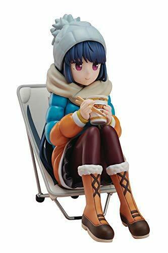 F:NEX Yurucamp Rin Shima 1/8 Scale Premium Noodle Stopper Figure NEW from Japan_1