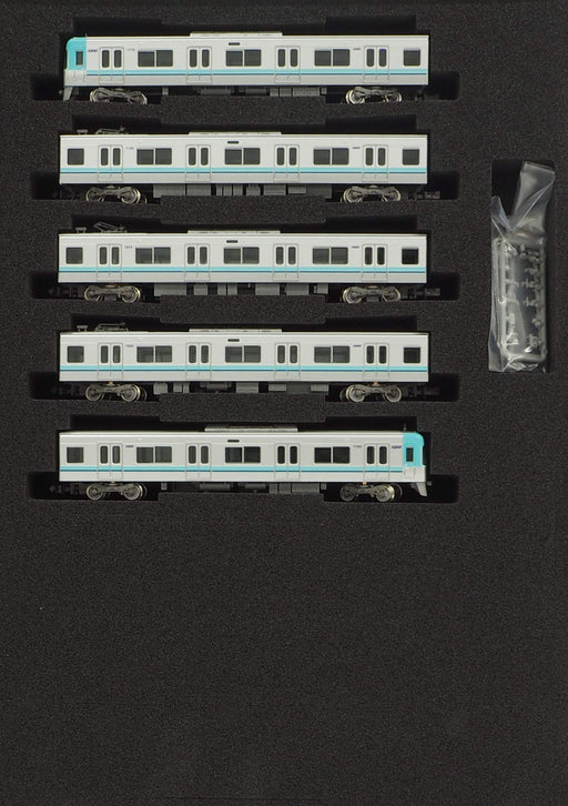 GREENMAX N gauge 1000 5th Edition Blue Green 5-Car Set Pre-colored 30892 NEW_2