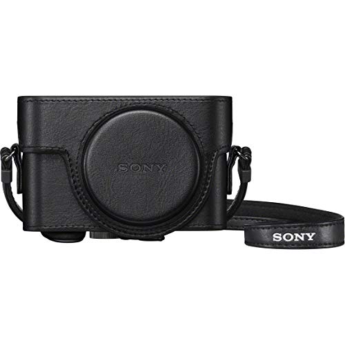 SONY Camera Jacket Leather Case for RX100 Series Black LCJ-RXK BC NEW from Japan_1