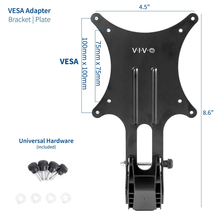 VIVO VESA adapter plate bracket Asus VZ series monitor ‎MOUNT-ASVZ01 NEW_2