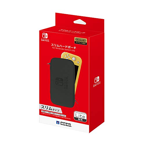 HORI Slim Hard Pouch for Nintendo Switch Lite Black NEW from Japan_2