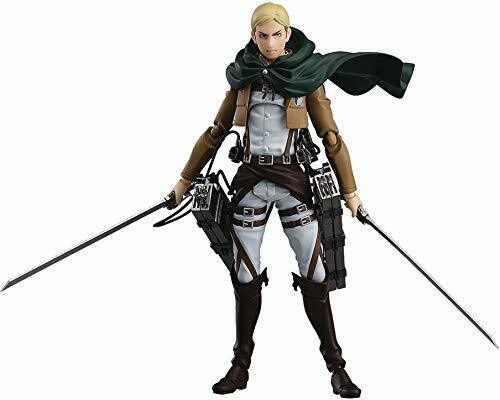 Max Factory figma 446 Attack on Titan Erwin Smith Figure NEW from Japan_1