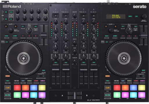 Roland DJ controller AIRA DJ-707M 4 channels deck Black Audio equipment NEW_1