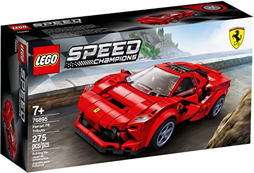 Lego Speed ​​Champion Ferrari F8 Tribute 76895 275 pieces Plastic Block Toy Red_1