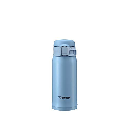 ZOJIRUSHI SM-SE36-AL Light Blue Double Wall Thermos Stainless Bottle 360ml NEW_1