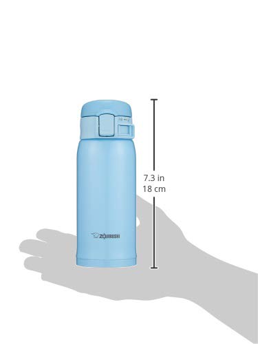 ZOJIRUSHI SM-SE36-AL Light Blue Double Wall Thermos Stainless Bottle 360ml NEW_4
