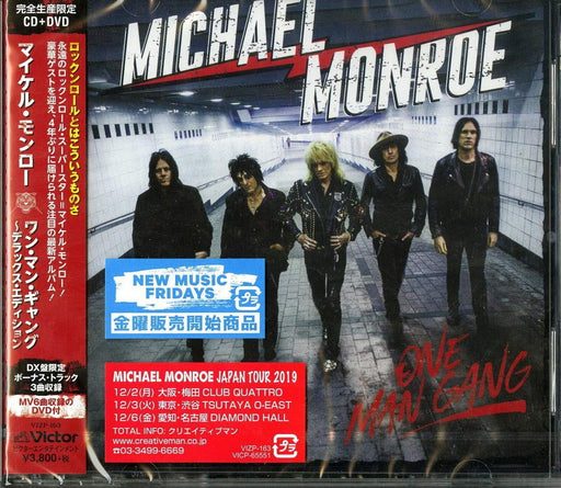 CD MICHAEL MONROE ONE MAN GANG with BONUS TRACKS + DVD Delux Edition VIZP-163_1
