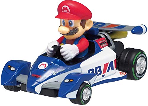 Kyosho Egg Mario Kart Mario Circuit Pullback Mario & Luigi NEW from Japan_2
