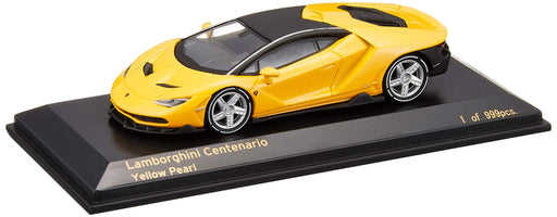 Kyosho CARNEL 1/64 Lamborghini Centenario Yellow Pearl finished product CN640025_1