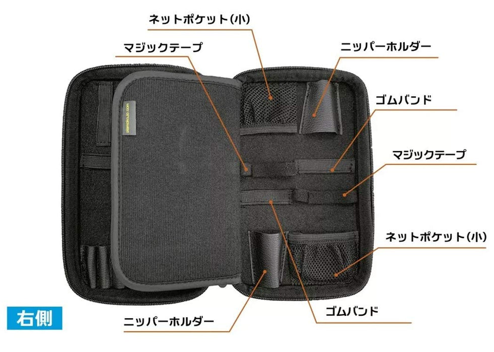 Puramokoujouiinkai Plastic Model Tool Pouch EVA Black PMKJ009BK Hobby Tool Case_3