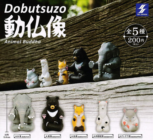 SK Japan Dobutsuzo Buddha statue Set of 5 miniature figure Capsule toys NEW_2