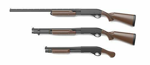 Tommy Tech (TOMYTEC) Little Armory LA055 M870 type hard wood plastic model NEW_2