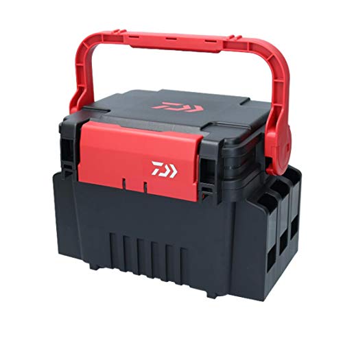 DAIWA tackle box TB3000 Black/Red 31.3x23.3x22.2cm impact resistant PP ‎03502542_1