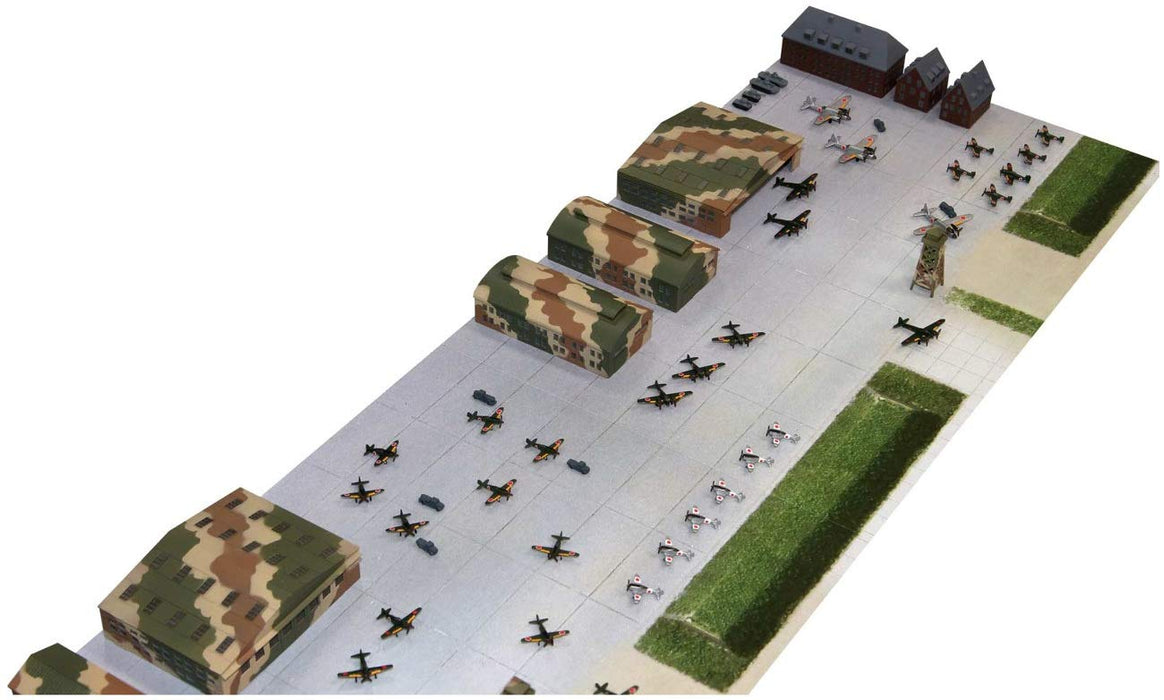 Pit-Road 1/700 SPS Series Japan Navy Air Corps Air Base Scenes Paper Base SPS02_4