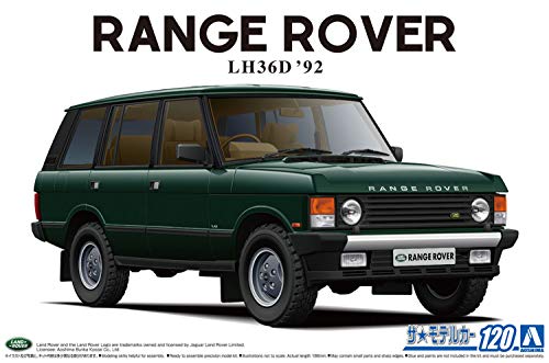 Aoshima 05796 The Model Car 120 Land Rover LH36D Range Rover Classic 92 1/24 NEW_4