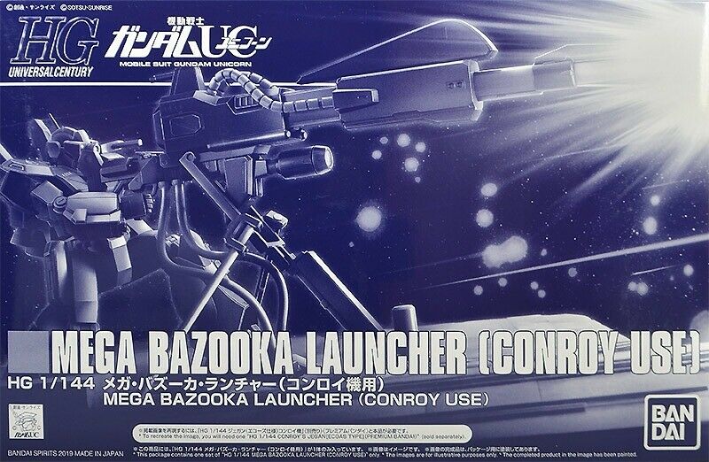 BANDAI HGUC 1/144 MEGA BAZOOKA LAUNCHER CONROY USE Plastic Model Kit Gundam UC_1