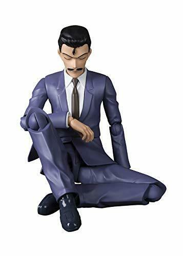 Bandai S.H.Figuarts Detective Conan Kogoro Mori Figure NEW from Japan_1