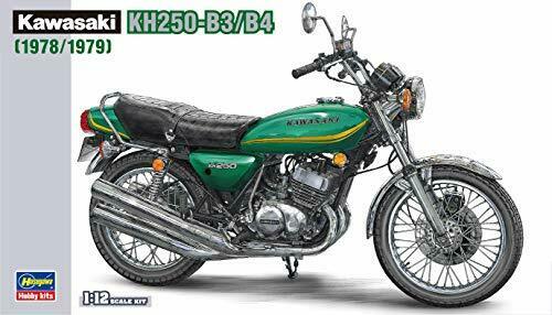 Hasegawa 1/12 Scale Motor Cycle Kawasaki KH250-B3 / B5 Plastic Model Kit NEW_5