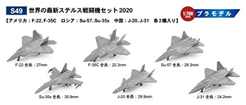 Pit Road 1/700 Skywave Series Worlds Newest Stealth Fighter Set 2020 from Japan_1