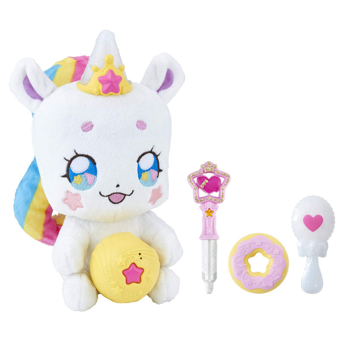 Bandai Star Twinkle PreCure Power Up DX Talking Fuwa Plush Doll Battery Powered_1