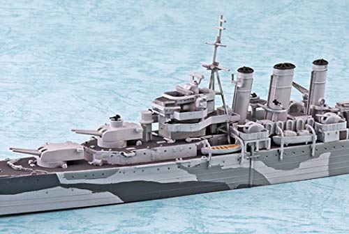 Aoshima Waterline 56707 Royal Navy Heavy Cruiser HMS Norfolk 1/700 scale kit NEW_3