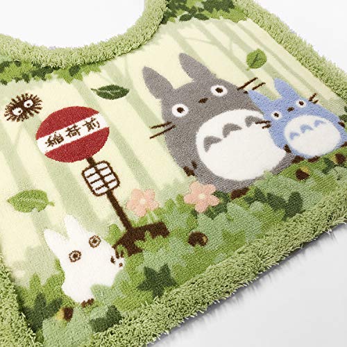 My Neighbor Totoro Toilet Mat Friend Green 60×60cm 37145 Studio Ghibli Senko NEW_2