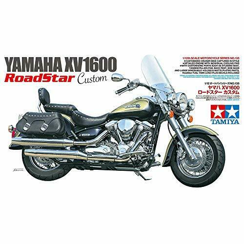 Tamiya Motorcycle series No.135 Yamaha XV1600 Road Star Custom Plastic Model Kit_2