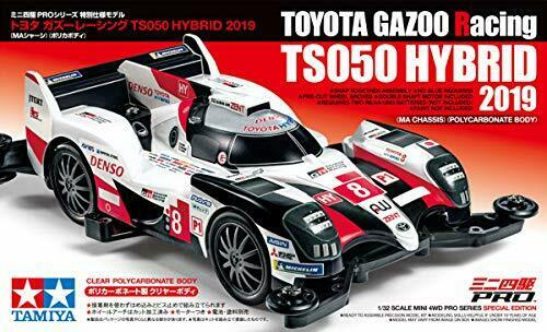 Mini 4WD PRO Toyota Gazoo Racing TS050 Hybrid 2019 MA Chassis Polycarbonate Body_7