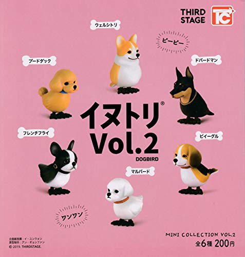 (Capsule toy) Dog bird Inutori MINI COLLECTION VOL.2 [all 6 sets (Full comp)]_1