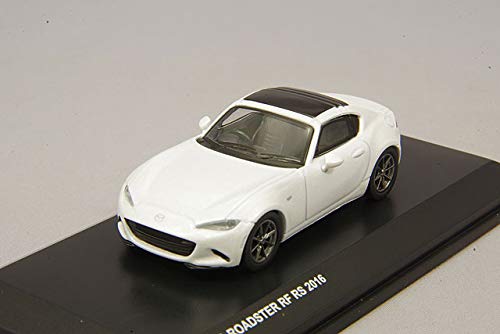 Kyosho 1/64 Mazda Roadster RF RS 2016 White Finished Product KS07068A6 w/case_2